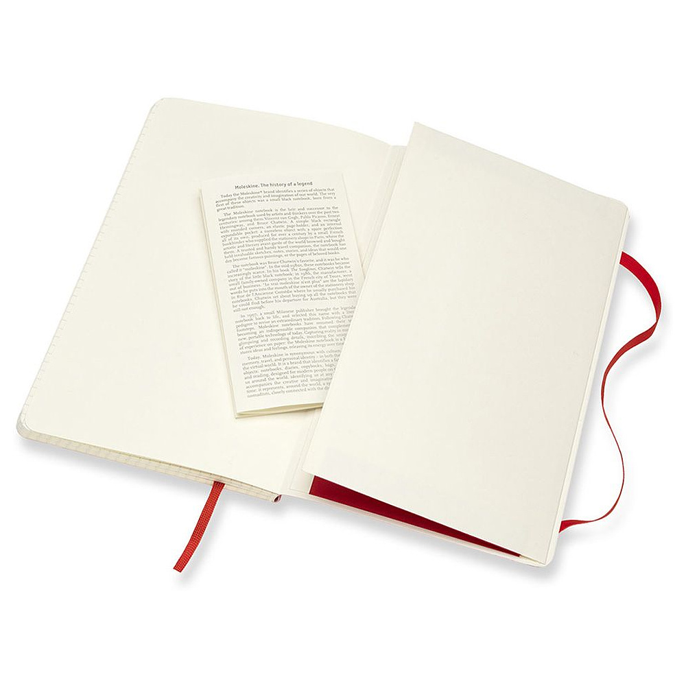 Блокнот "Classic Soft Large", А5, 96 листов, клетка, красный - 5