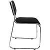 Стул для посетителей EVERPROF "Fix", ткань, металл, черный - 3