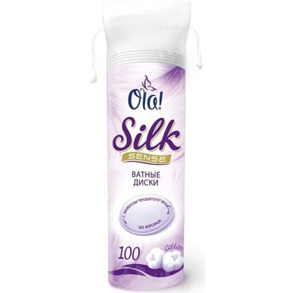 Ватные диски Ola! "Silk Sense", 100 шт/уп