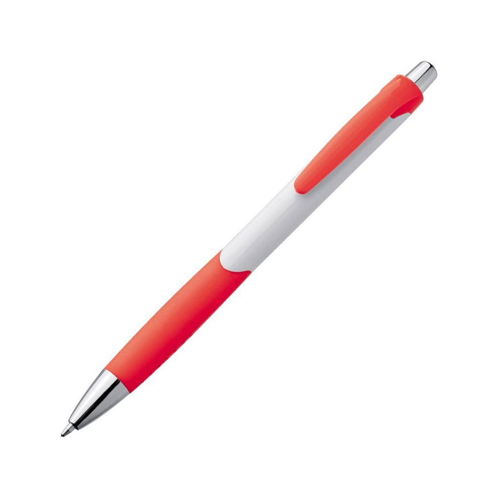 Ручка шариковая автоматическая "Mao", 0.5 мм, белый, красный, стерж. синий - 2