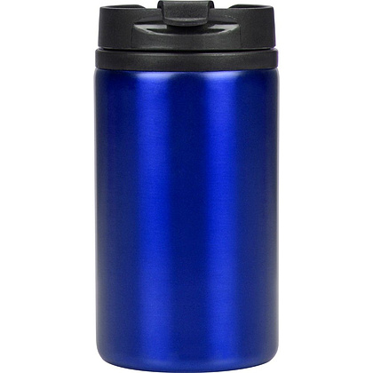 Кружка термическая "Jar", металл, пластик, 250 мл, синий, черный - 3