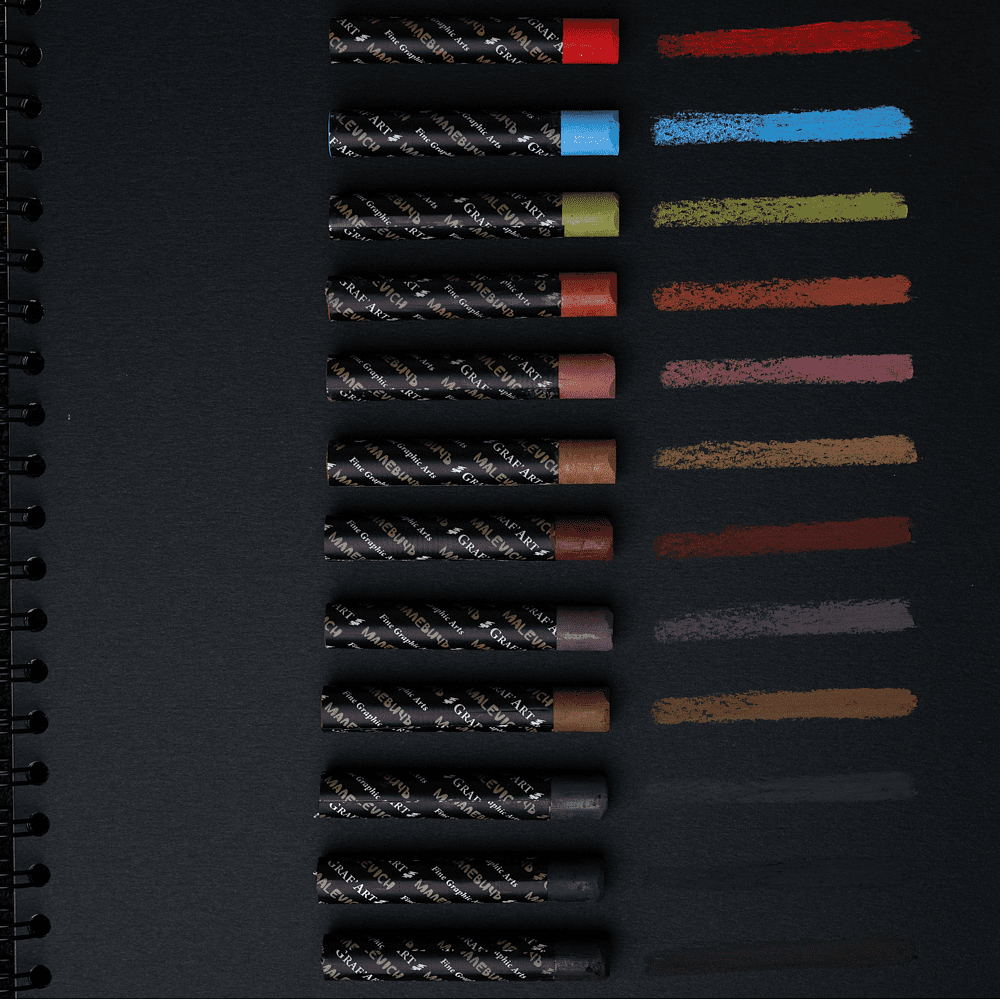 Набор масляной пастели "Малевичъ", профессиональная, портрет, 24 цвета - 9