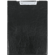Планшет открывающийся с зажимом, A4, винил, черный