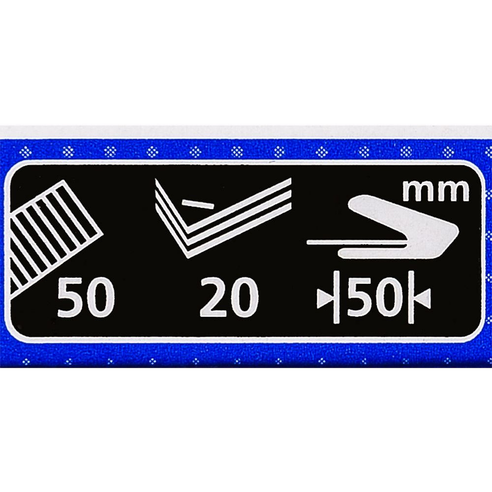 Скобосшиватель "HS-J10", №10, 20 листов, синий - 2