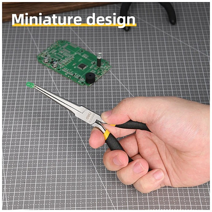 Набор мини-плоскогубцев Deli YS EDL103205-6, 6 шт., желтый, черный - 15