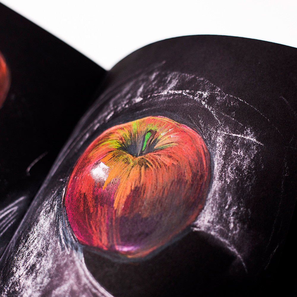 Бумага для сухих техник "GrafArt black", А3, 150 г/м2, черная - 3