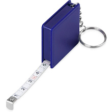 Брелок-рулетка "Дюйм", синий, серебристый