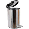 Урна с педалью, 15 л, хром - 2