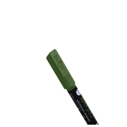 Маркер акриловый "Darwi.Marbel" 685, оливковый зеленый - 2