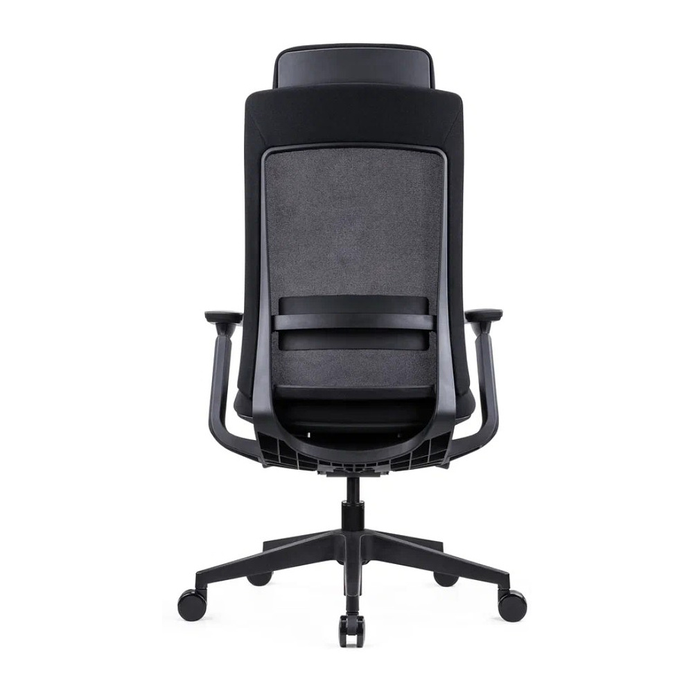 Кресло компьютерное SitZone E-VL002A, сетка, ткань, пластик, черный - 5