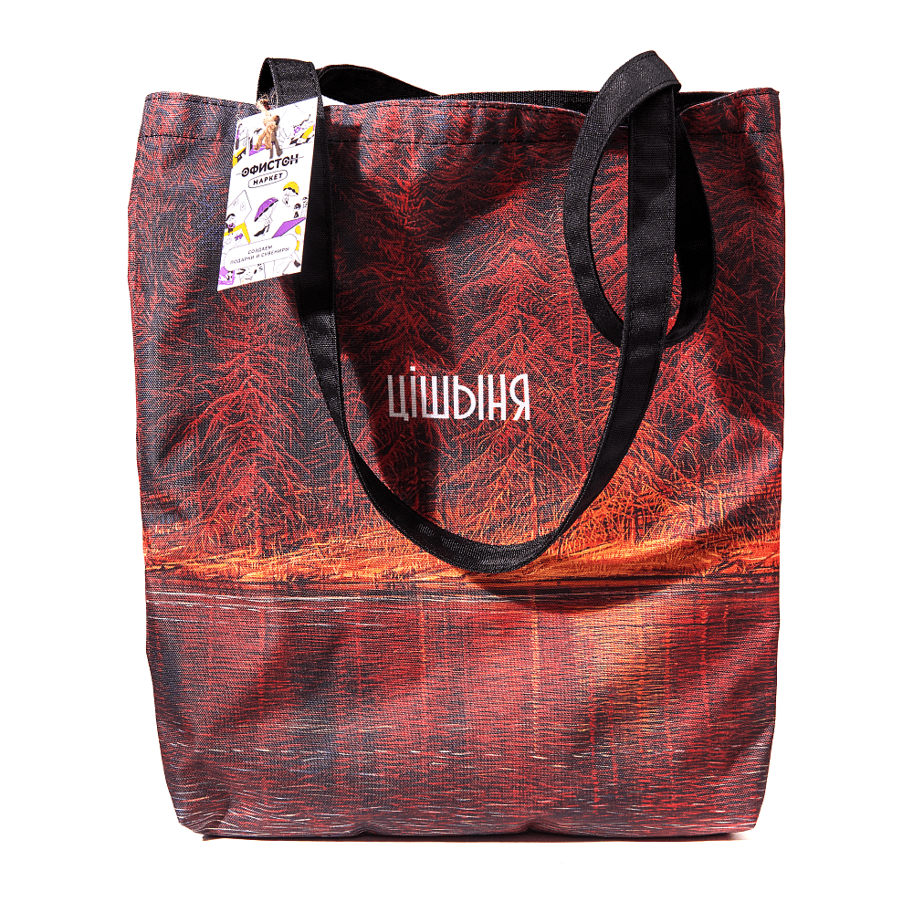 Сумка для покупок "Тишина", Валерий Шкарубо, разноцветный - 4