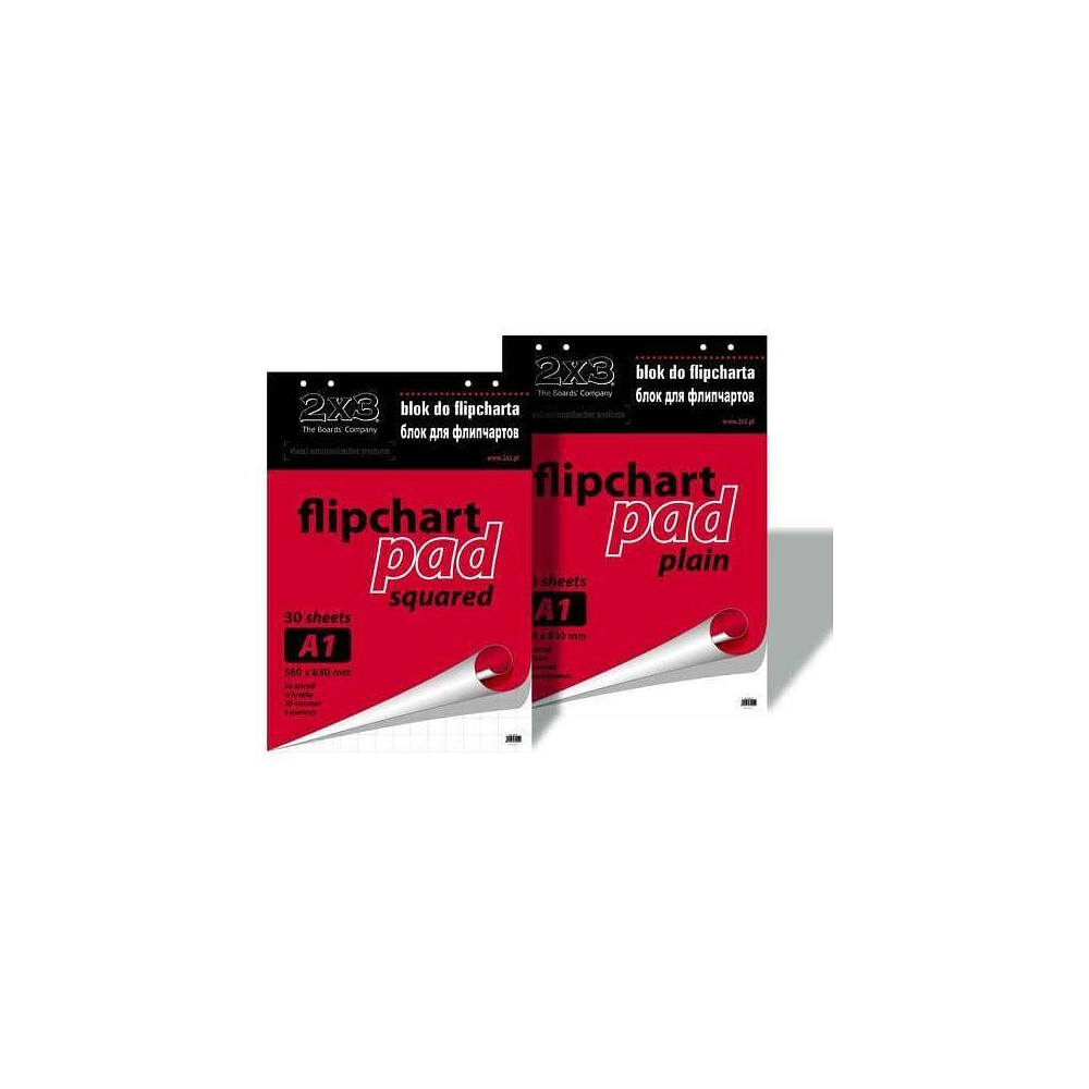 Блок для флипчарта, 58x83 см, клетка, 30 листов