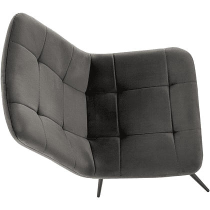 Стул Бюрократ "CH-K1_2", ткань, тёмно-серый, металл, комплект 2 штуки - 7