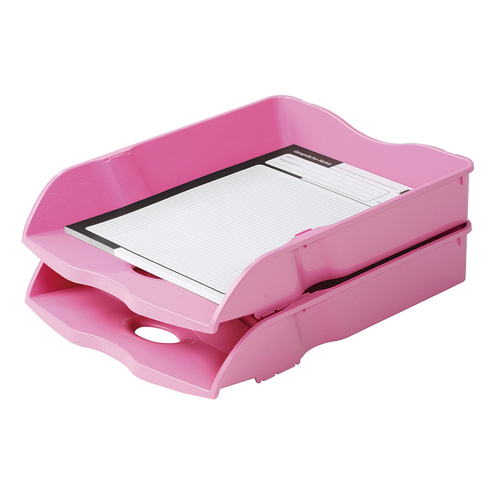 Модуль для бумаг горизонтальный "Re-Loop", розовый - 2