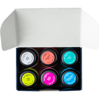 Контур акриловый по ткани "Декола модные оттенки", набор 6 цветов, 20 мл, банки - 6