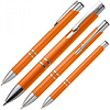 Ручка шариковая автоматическая "Baltimore", 0.7 мм, оранжевый, серебристый, стерж. синий - 3