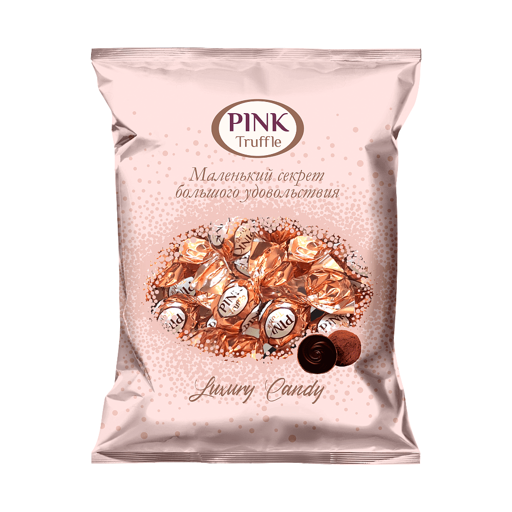 Конфеты "Pink. Truffle", 180 г, с кремовыми начинками