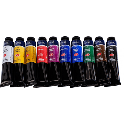 Краски акриловые "Ладога", 10 цветов, 46 мл - 3