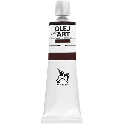 Краски масляные Renesans "Oils for art", 47 ван дик коричневый, 60 мл, туба