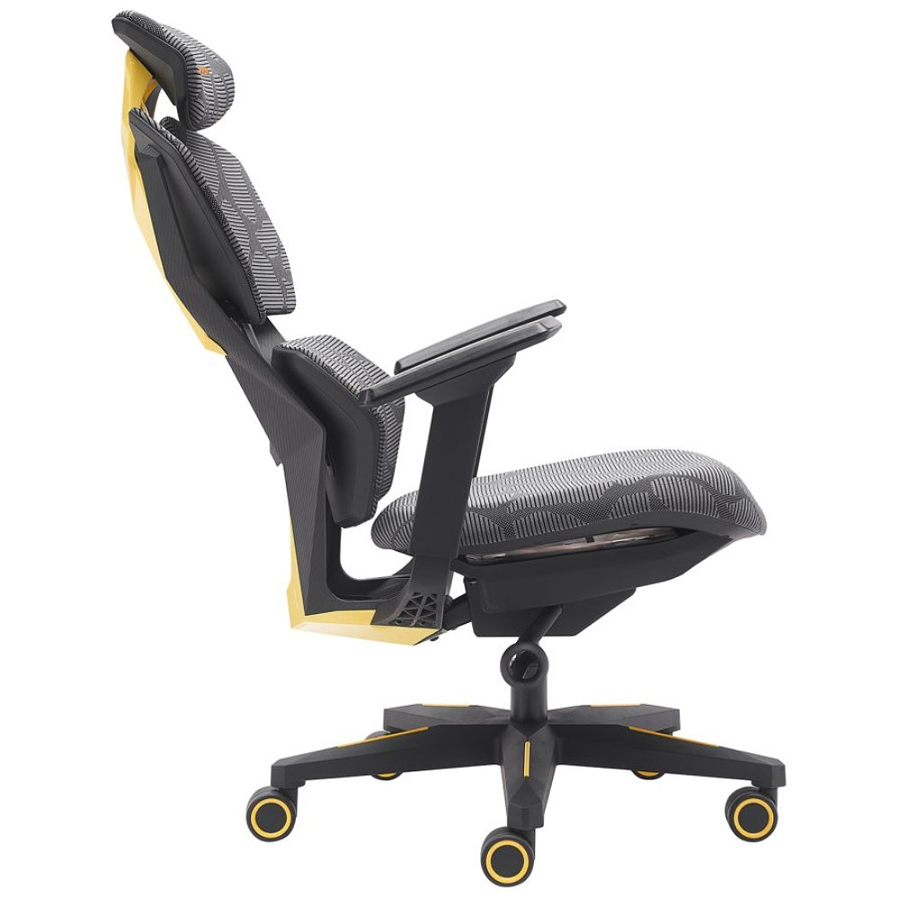Кресло игровое EVERPROF "Tiger", сетка, пластик, серый - 6