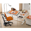 Стол Comf-Pro King Desk, 1400х765х(530-770) мм, белый, зеленый - 7