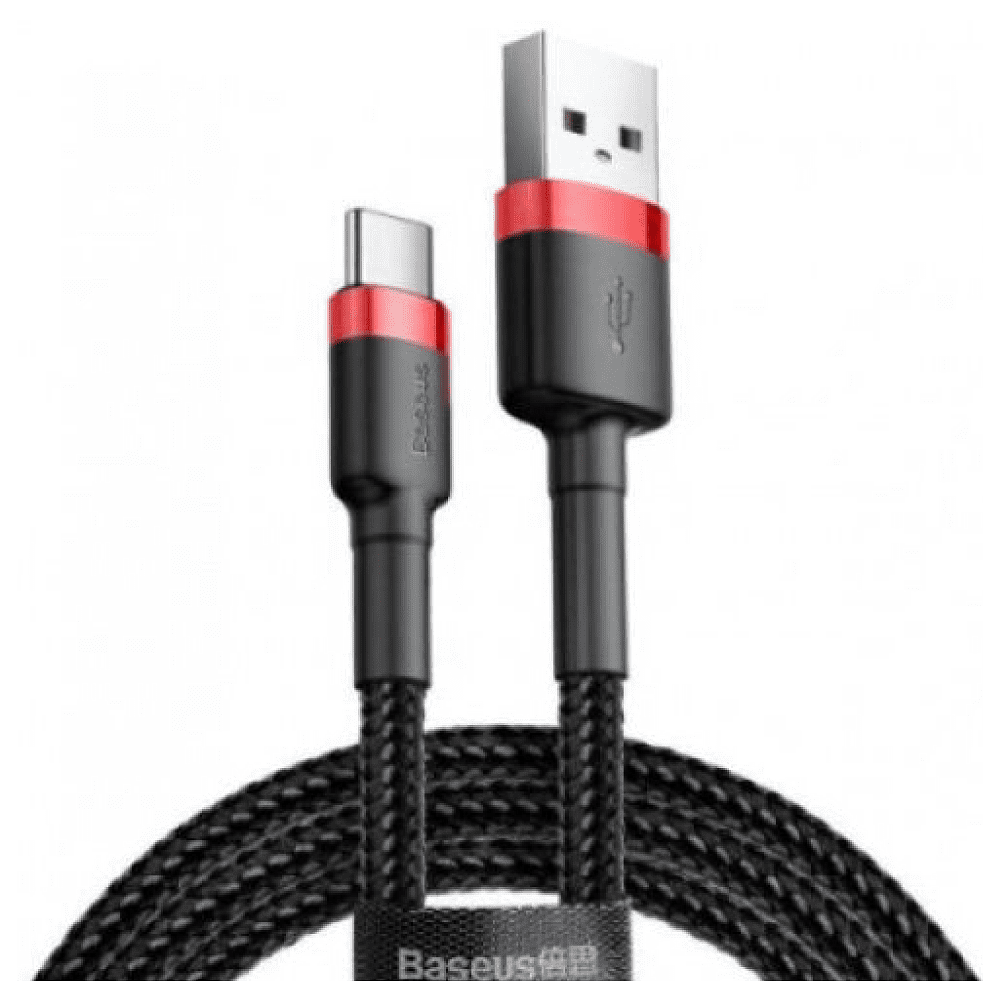 Кабель Baseus "CATKLF-B91", 1 м, черный, красный