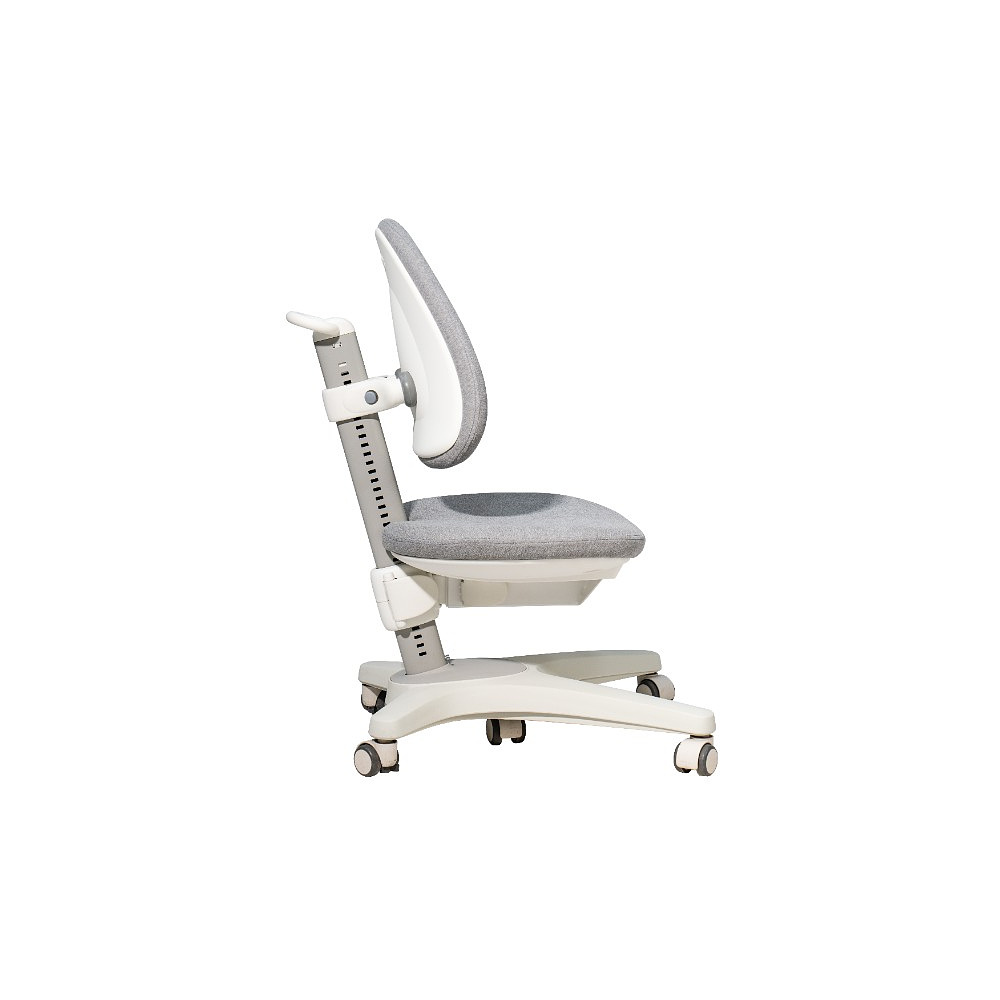 Кресло детское Ergosmart Maximus, ткань, серый, пластик, корпус белый - 4