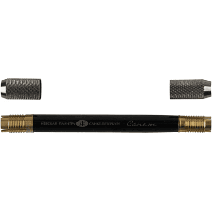 Удлинитель для карандашей "Сонет", двусторонний, черный - 5