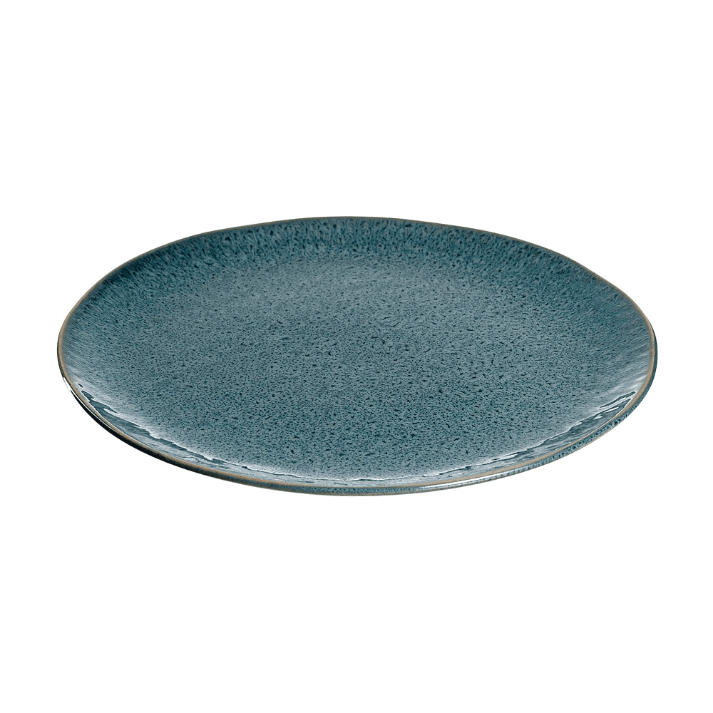 Тарелка керамическая "Matera", 27 см, голубая