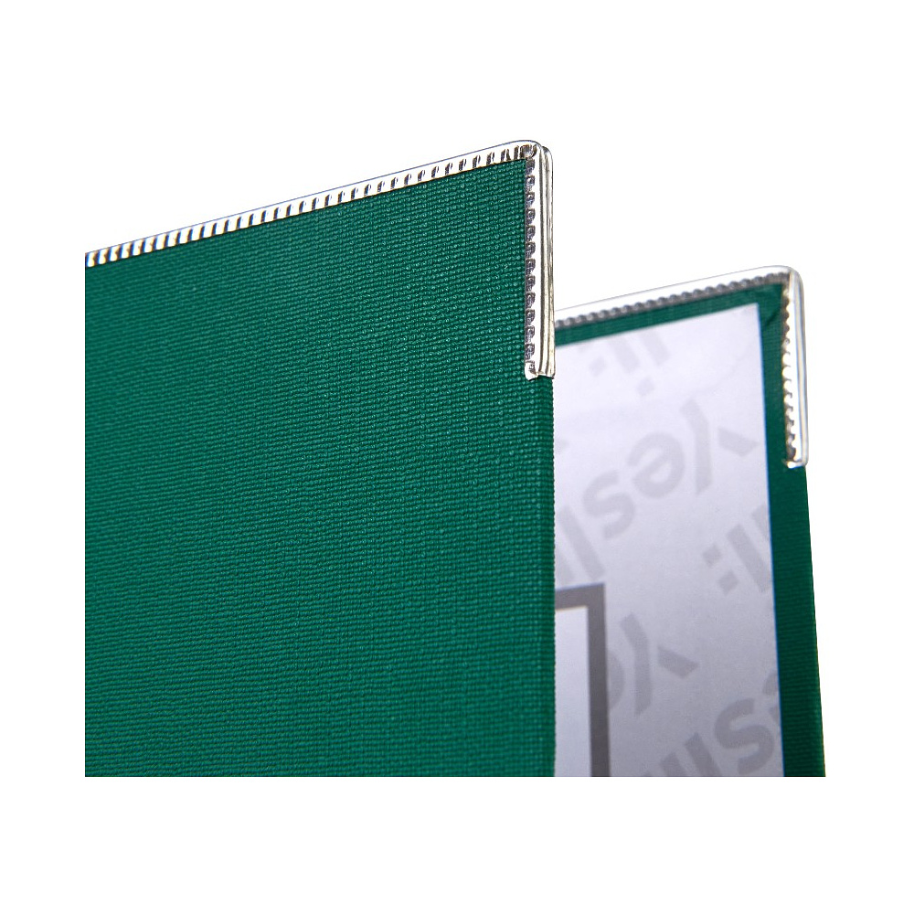 Папка-регистратор "Yesli:", А4,  75 мм, ПВХ Эко, зеленый - 3