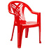 Кресло садовое №6 "Престиж-2", пластик, красный