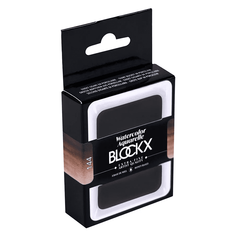 Краски акварельные "Blockx. Giant pan", 144 сепия, 18 мл., кювета - 4