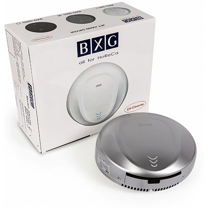 Электросушилка для рук BXG-300C, пластик, хром - 9