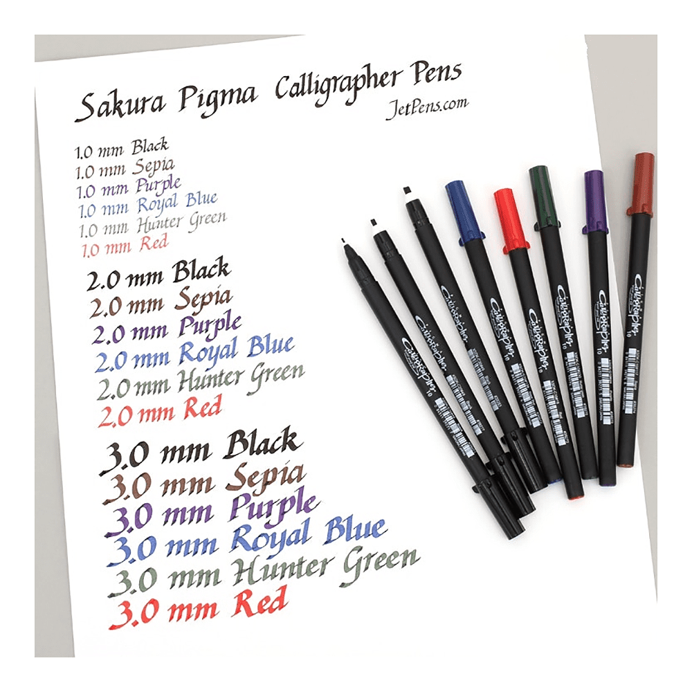 Ручка для каллиграфии "Pigma Calligrapher", 2 мм, черный - 4