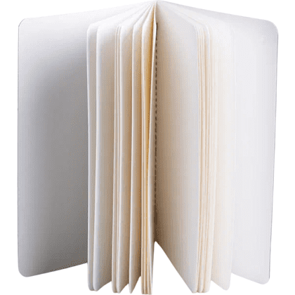 Скетчбук для графики "GrafArt white", 20 листов, 15х20 см, 160 г/м2, серый - 5