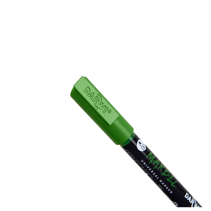 Маркер акриловый "Darwi.Marbel" 616, ярко-зеленый - 4