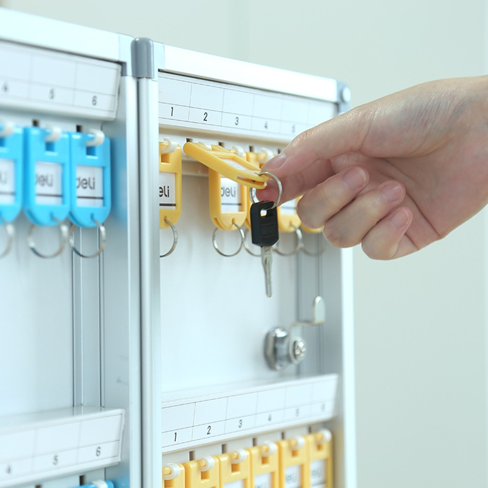 Бокс настенный Deli на 24 ключа + 24 брелока - 5