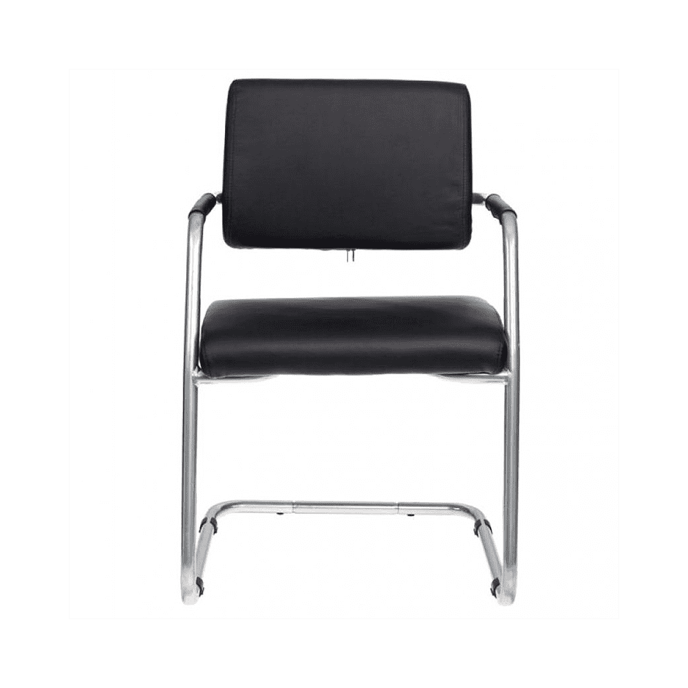 Кресло на полозьях "CH-599AV TW-01", сетка, ткань, металл, черный - 2