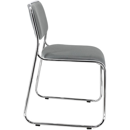 Стул для посетителей EVERPROF "Fix", ткань, металл, темно-серый - 3