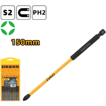 Бита Deli YS EDL251150, ударная, 10 шт., PH2 x 150 мм