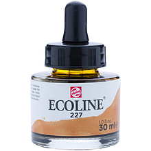 Жидкая акварель "ECOLINE", 227 охра желтая, 30 мл