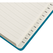 Книга алфавитная "Winner. Dark teal", А5, 135х205 мм, 80 листов, бирюзовый