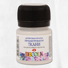 Краска акриловая неон "Декола", 104 белая, 20 мл., банка