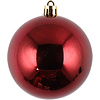 Шар елочный "231300" 8 см, уп./6шт., красный - 3