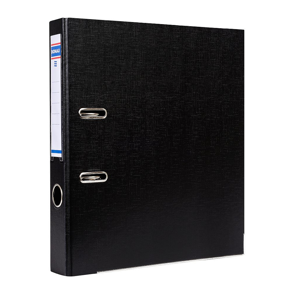Папка-регистратор "Donau", A4, 50 мм, ПВХ, черный