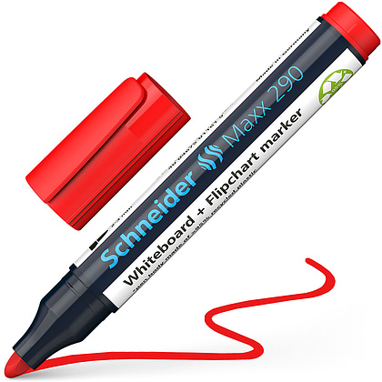 Маркер для доски "Schneider Maxx 290", красный - 2