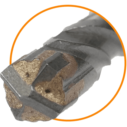 Бур по бетону Deli YS EDH-YCZ16016-E1, 16 x160 мм, X-Tip, SDS-PLUS - 4