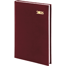Ежедневник датированный "STAFF", А5, 320 страниц, бордовый, 2026