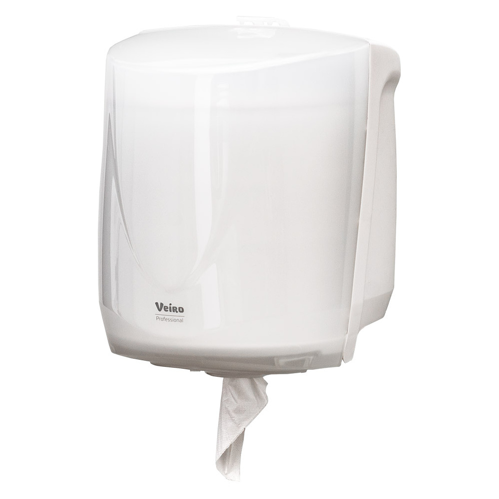 Диспенсер Veiro Professional "Easyroll" для полотенец в рулонах с центральной вытяжкой, белый