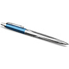 Ручка шариковая автоматическая "Parker Jotter London", 0.7 мм, голубой, серебристый, стерж. синий - 3
